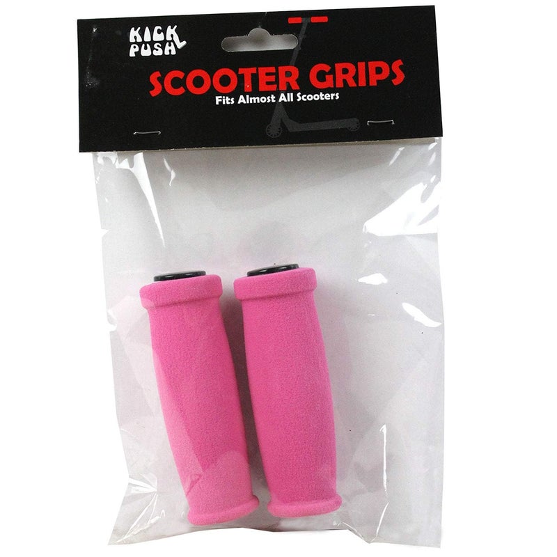 Kick Push New Replacement Handle Grips for Razor Scooter - Foam Grip for Handlebar (Pink) - Image 2